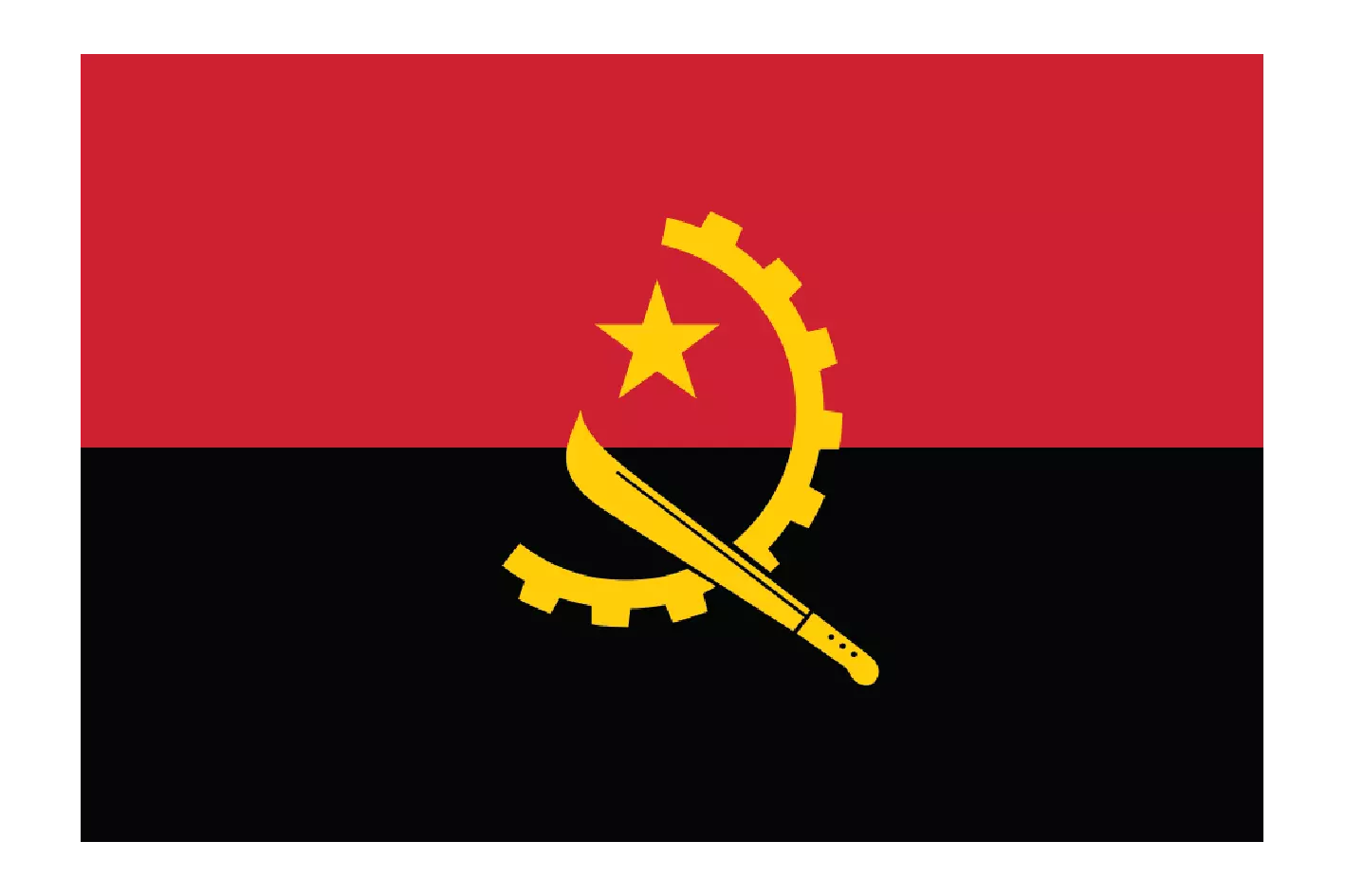 Angola bandeira